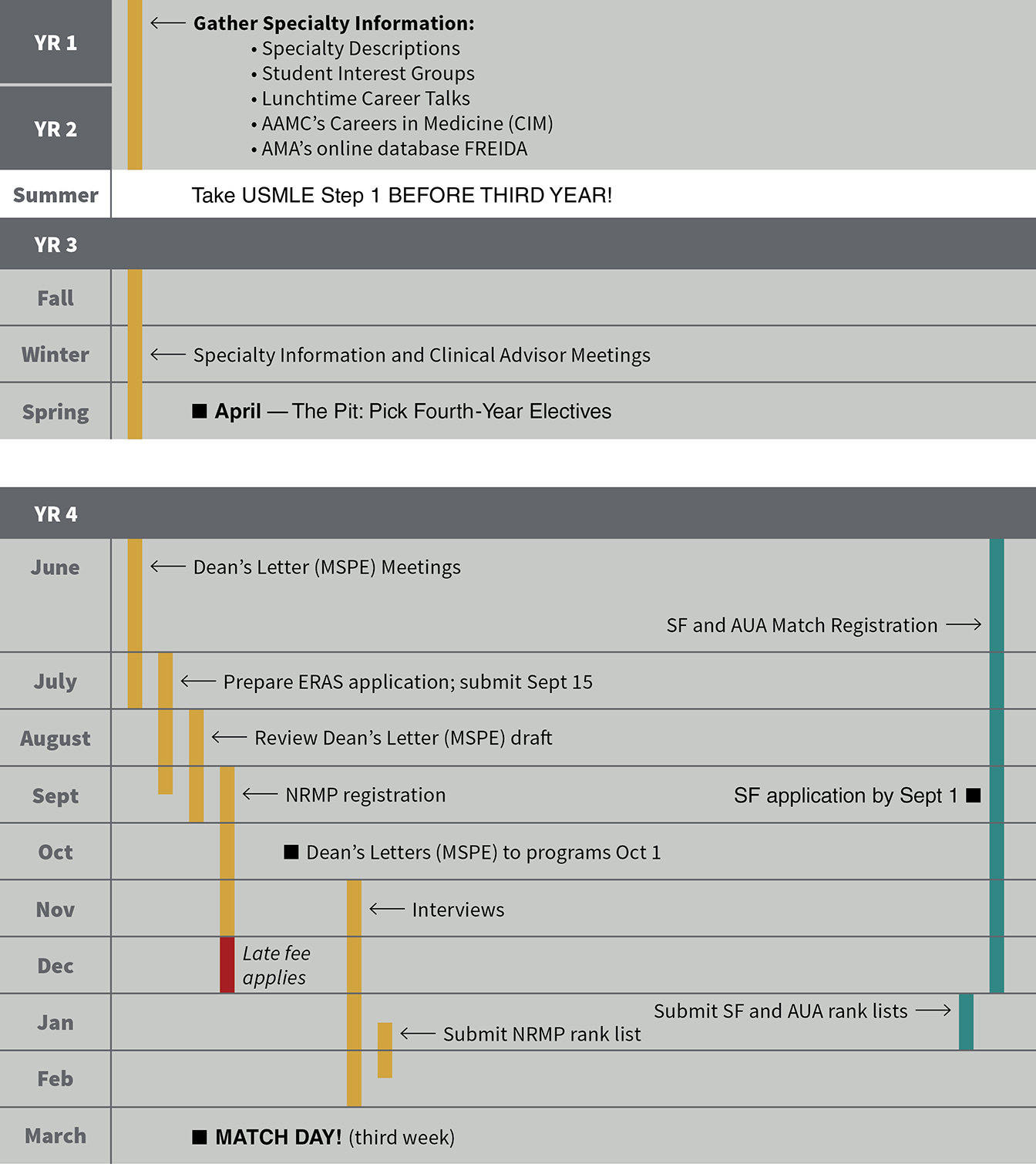 Timeline Residency Roadmap